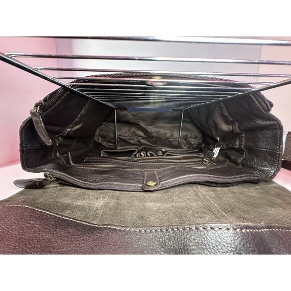 Triumph Motorcycles Leather Messenger Bag - Picture 8 of 16